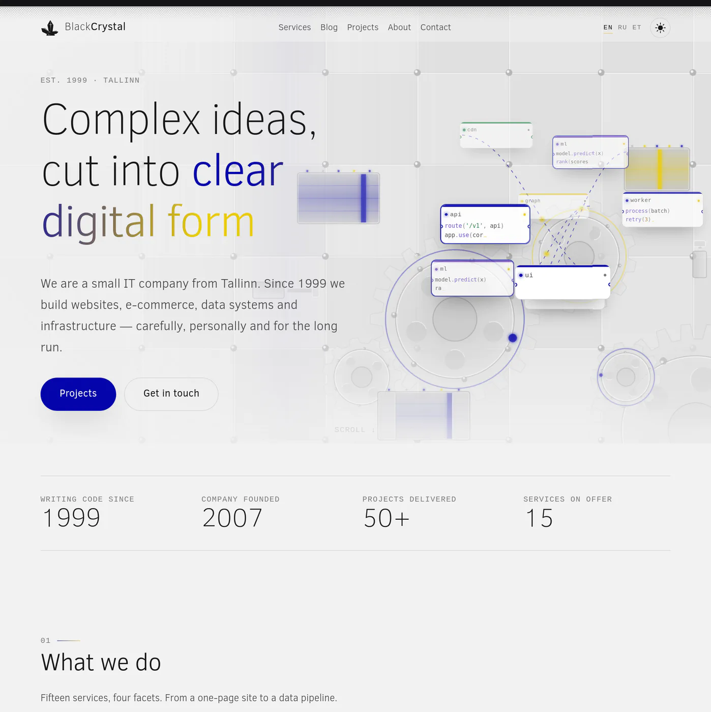 Home page