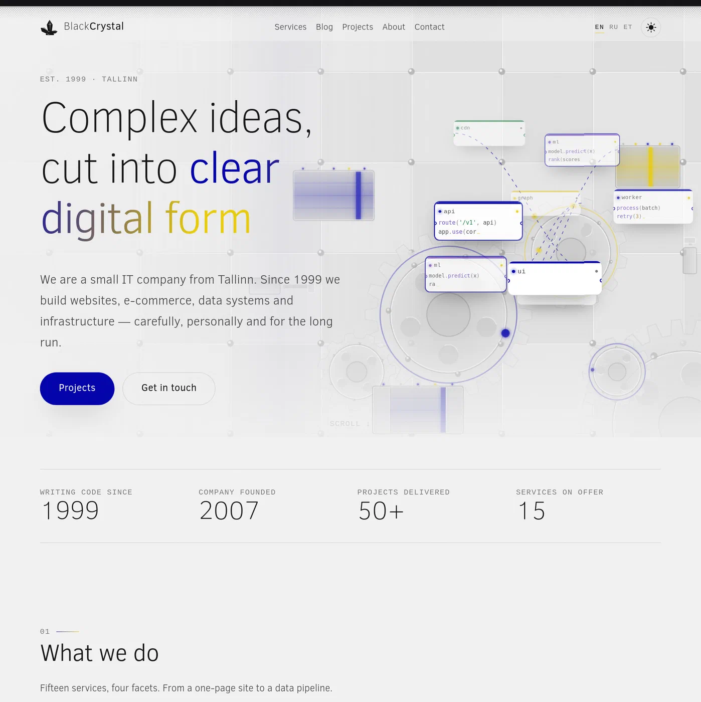 Home page