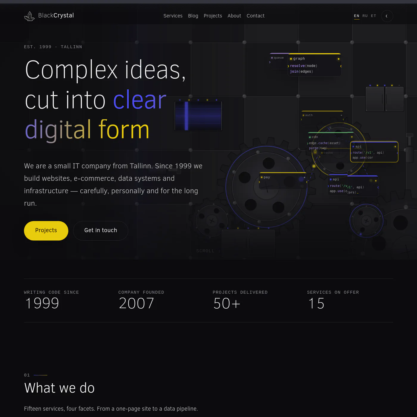 Home page