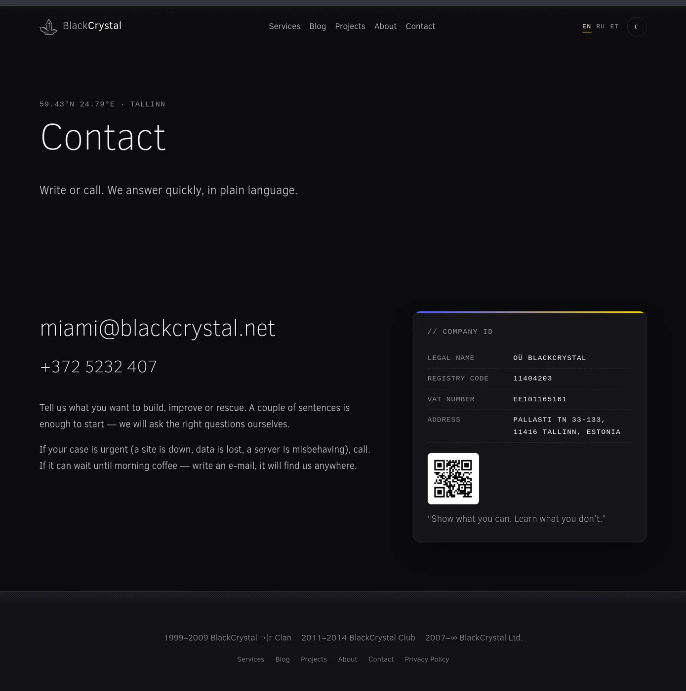 Contact
