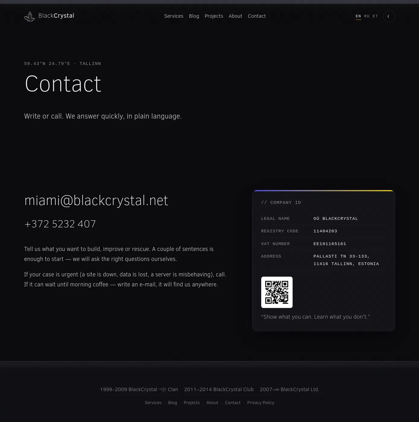 Contact
