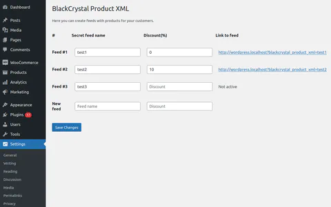 Product XML